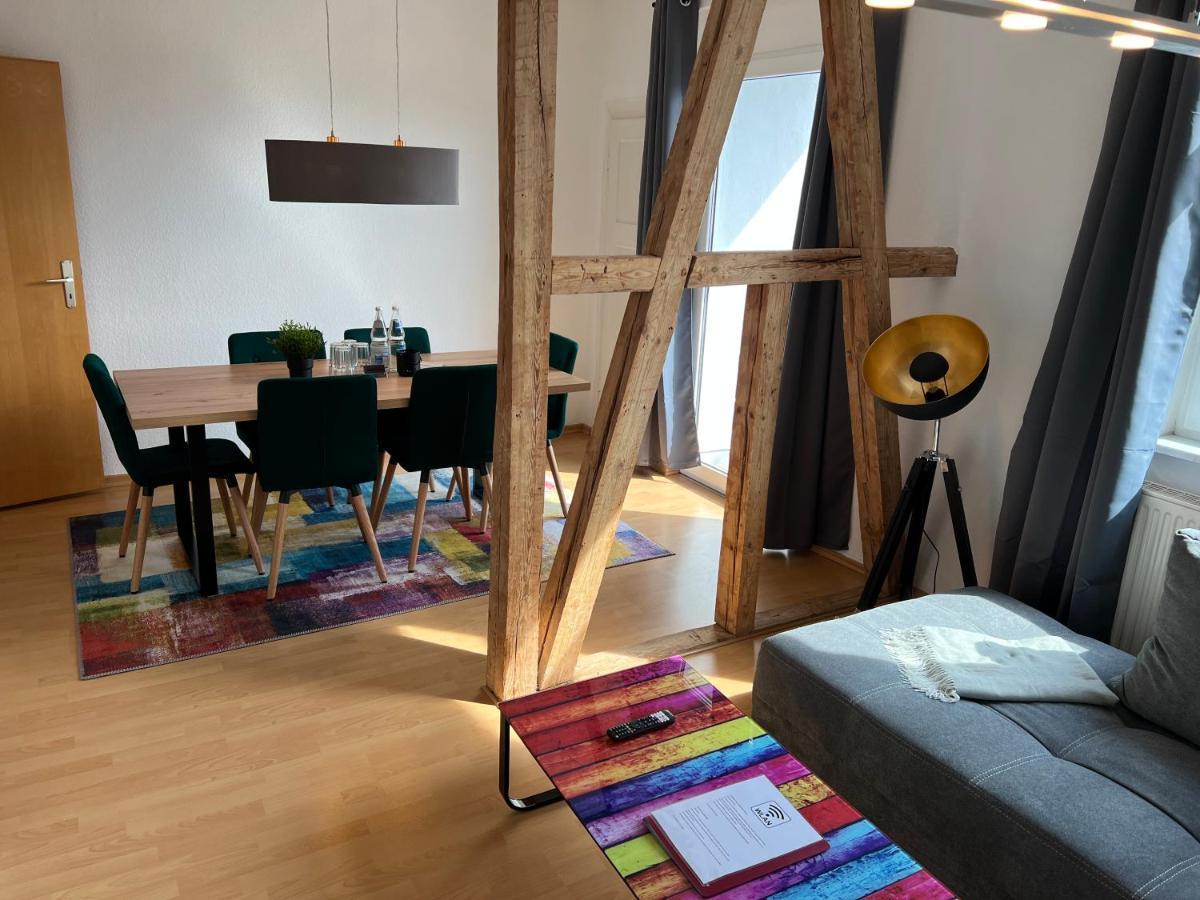 Jena City Apartment, Balkon, Sonnig, Wifi, Parkplaetze, Naehe Zentrum Exterior foto